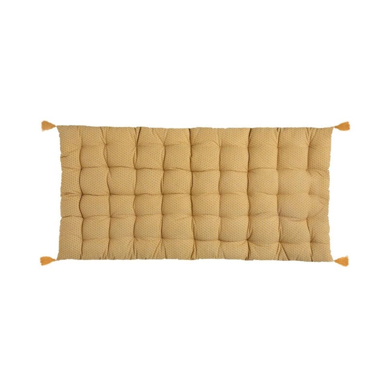Matelas de Sol 4 Pompons 'Otto' 60x120cm Ocre