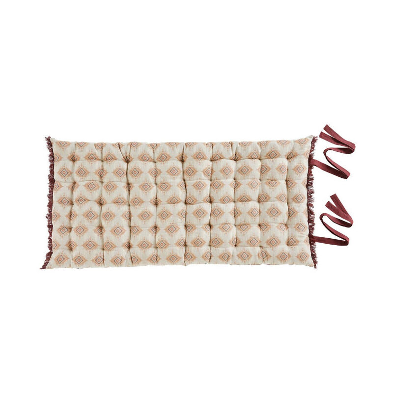 Matelas de Sol Jacquard 'Ikat' 60x120cm Beige Lin