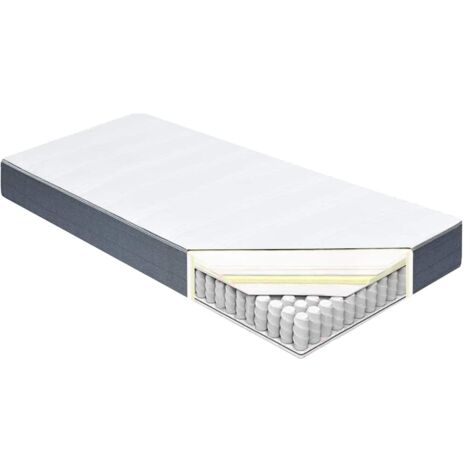 Matelas de sommier tapissier fermeté moyenne 200x80x20 cm