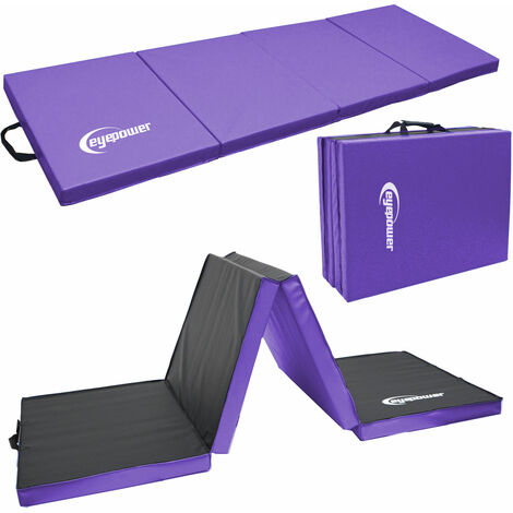 Matelas de Sport 180*60*5cm aubergine / noir