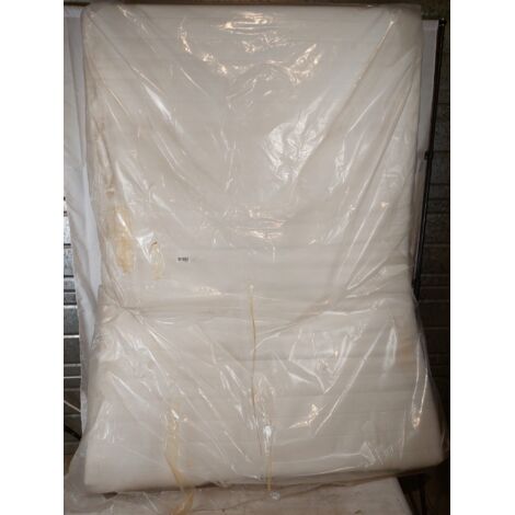 MATELAS - Déhoussable - Motif alvéoles - 14.3kg - Confortable - Emballage plastique abîmé - Voir photos