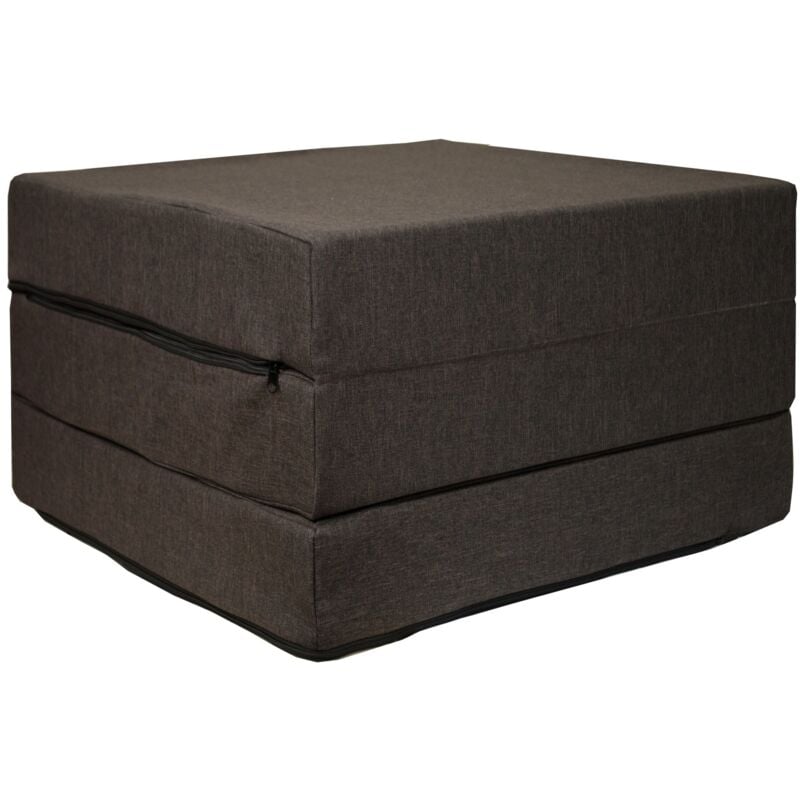 Viking Choice - Matelas d'invité matelas pliable gris 195x65x10 cm matelas de camping