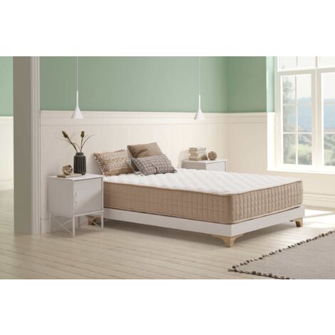 Moonia - matelas grand spring nature, 30cm-160 x 200 cm MOONIA GSN-160X200  Pas Cher 