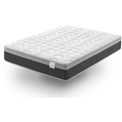 ATRAPAMUEBLES Matelas DUBAI Ressorts ensachés et Visco 140x190