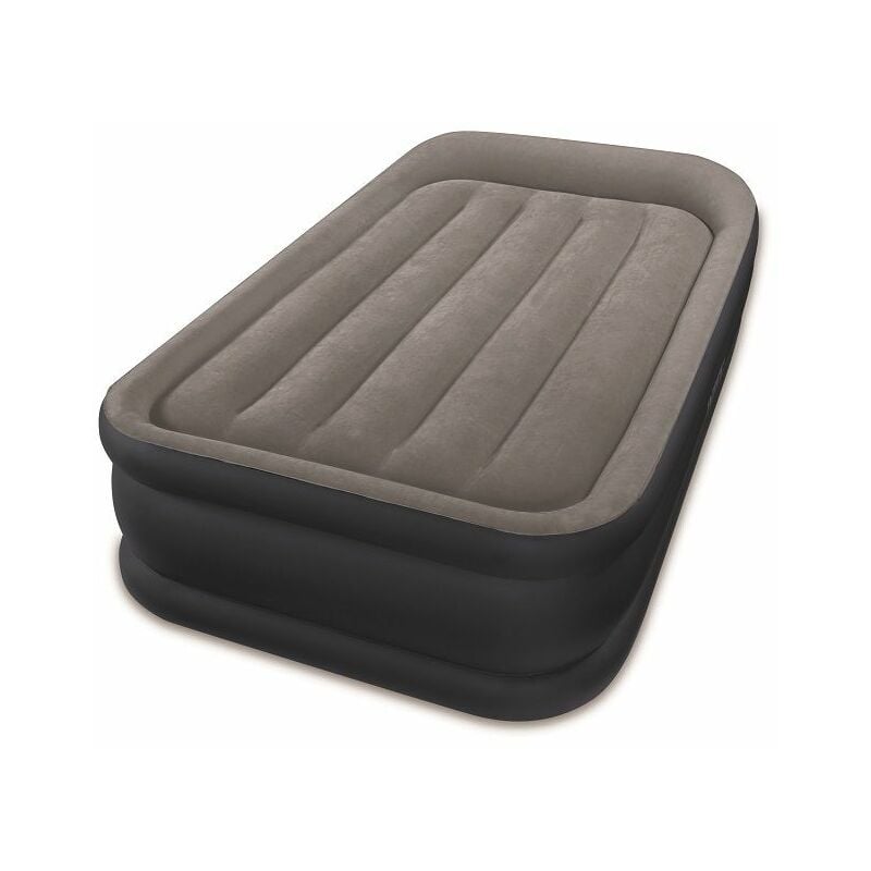 Intex - Matelas électrique 1 personne Rest Bed Deluxe Fiber-Tech