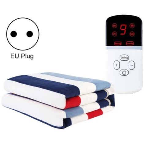 Matelas électrique de couverture électrique à température réglable à contrôle unique de 150x80cm (prise UE)