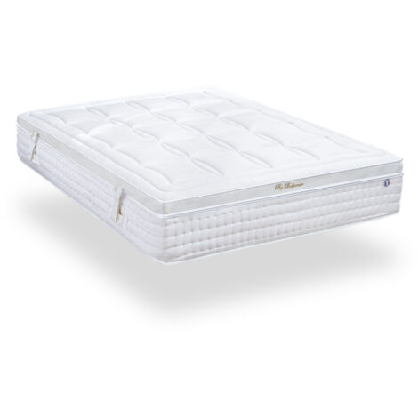 Matelas empereur 160x200 cm – Mousse à mémoire de forme 33 cm – Gel thermorégulateur pour confort optimal – Déhoussable et compressé – Bellecour