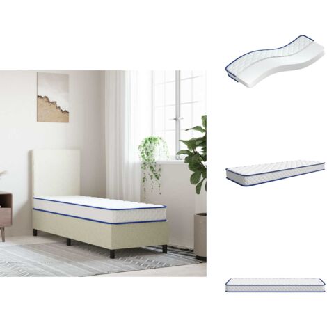 Matelas en mousse à mémoire de forme blanc 70x200x17 cm - Matelas En Mousse - Matelas De Lit - Matelas Simple - Matelas En Mousse À Mémoire De Forme Simple