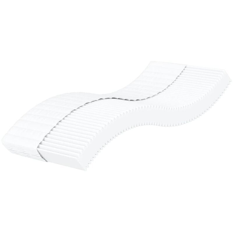 Matelas en mousse blanc 90x200 cm dureté H2 H3