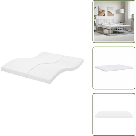 Protège-matelas Imperméable VidaXL - 180x220 Cm - Blanc - TPU Silencieux - Sangles élastiques