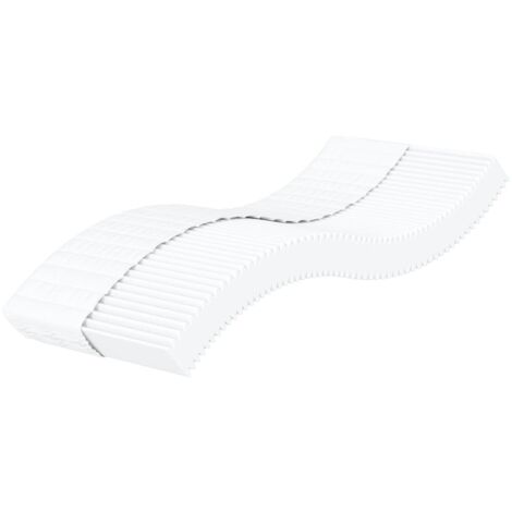 Matelas en mousse blanc 90x190 dureté H2 H3