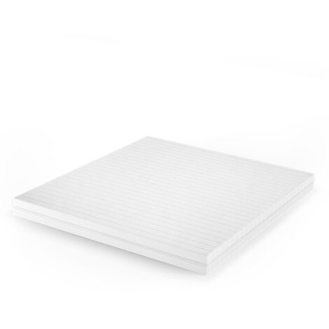 Matelas en mousse froide , Blanc, 180 x 200 cm H3 degré de dureté, 7 zones, Vitalispa