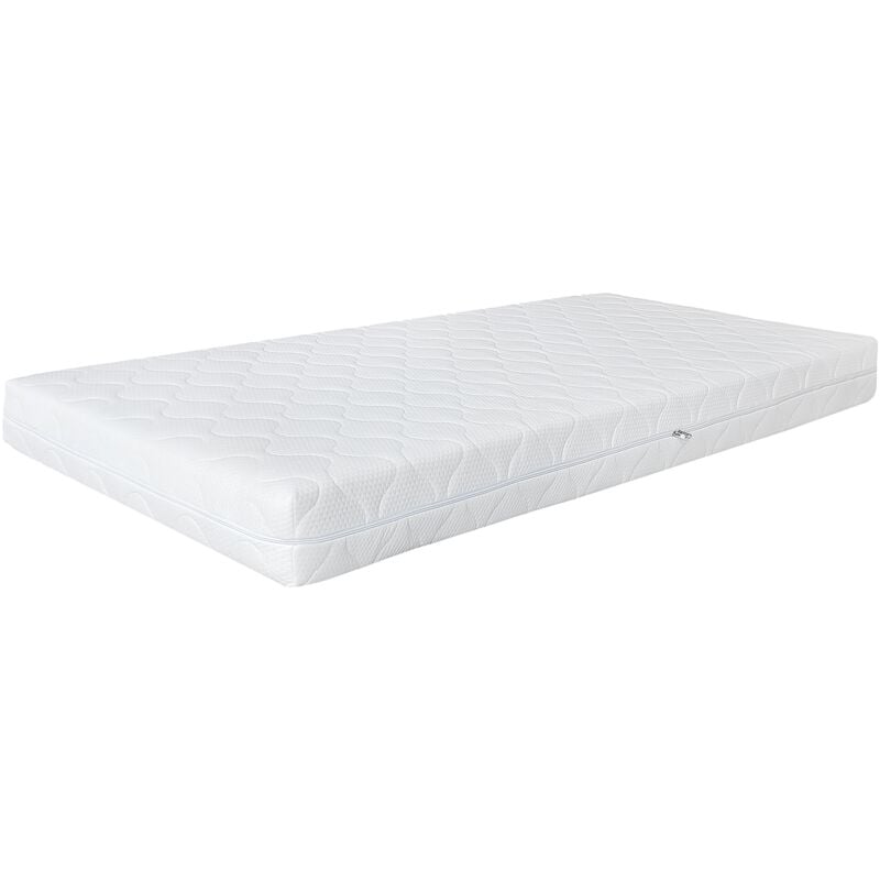 Ml-design - Matelas Enfant 90x200 cm, Orthopédique, 7 Zones, Mousse Froid, Certifié Oeko Tex, Housse Amovible Lavable Fermeture Éclair,