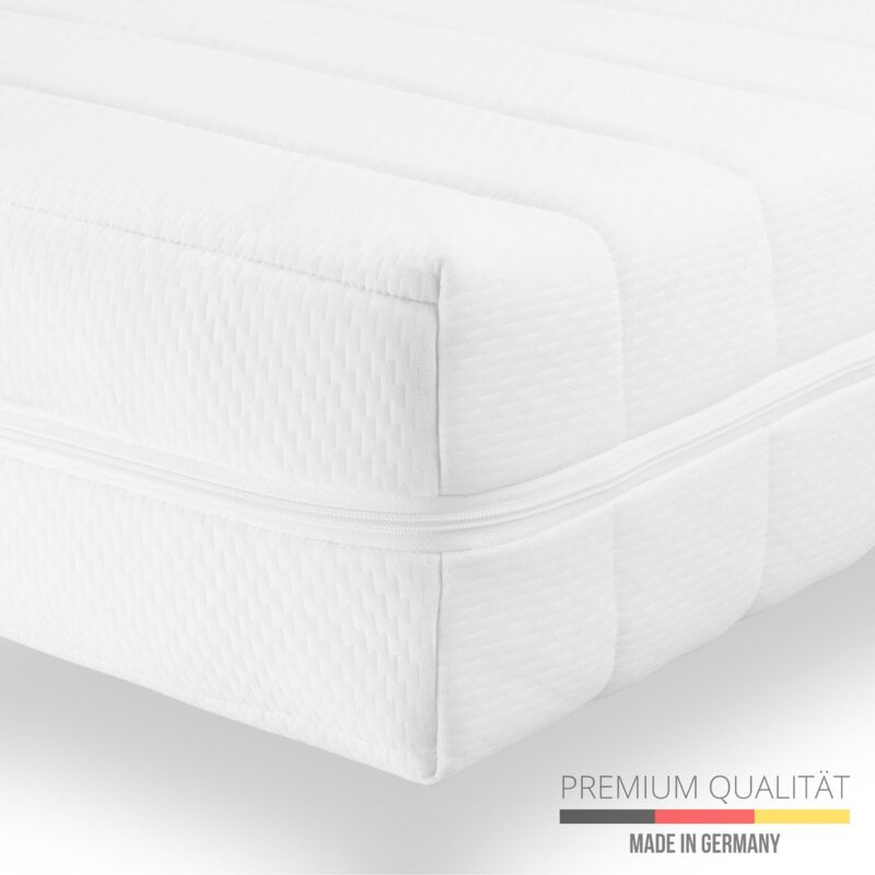 Matelas 140x200, matelas ergonomique en mousse froide 7 zones H3 H2, Confortable et indéformable