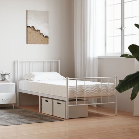 Matelas en mousse  Matelas de lit blanc 80x200 cm dureté H2 H3 CFW66915 CFW859542