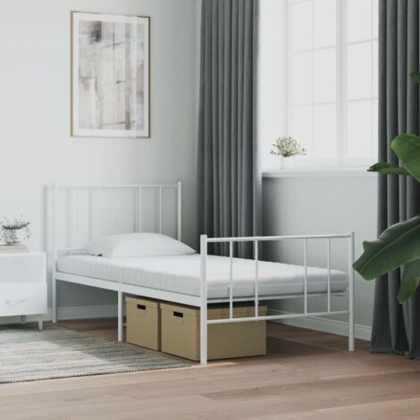 Matelas en mousse  Matelas de lit blanc 90x200 cm 7 zones dureté 20 ILD CFW66918 CFW478295
