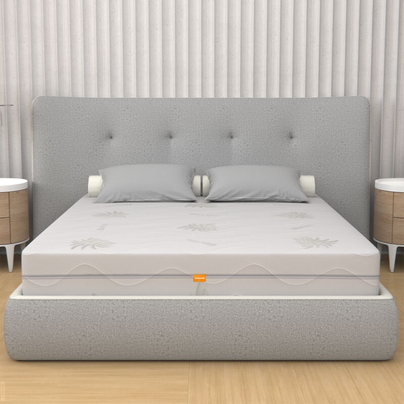 Matelas 140x190 Mousse à Mémoire de Forme Déhoussable, Hauteur 25 cm - 100% Aloe Vera Premium