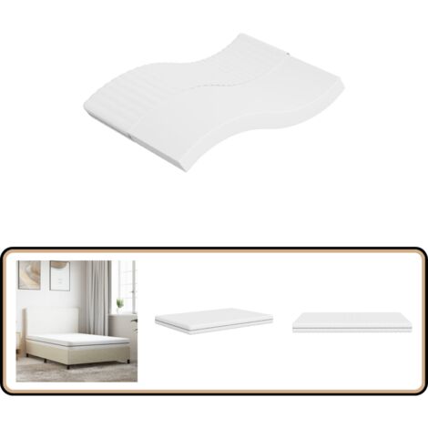 Matelas en mousse moyennement doux 140x200 cm - Matelas Mousse - Matelas Double Face - Matelas Confortable - Matelas Livraison Rapide - Matelas Bon Marché