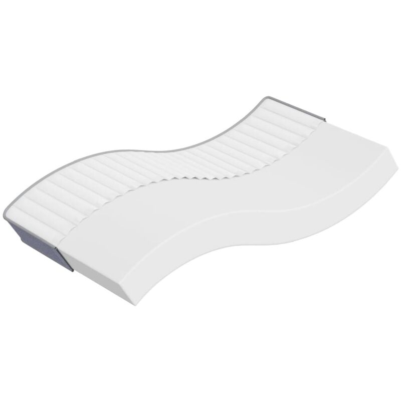 Matelas en mousse moyennement doux 90x200 cm Vidaxl