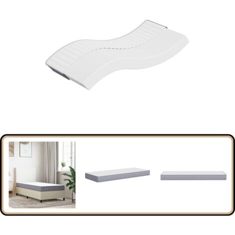 Matelas en mousse moyennement doux 90x200 cm - Matelas Mousse - Matelas Confortable - Matelas Livraison Rapide - Matelas Pas Cher - Lit Single