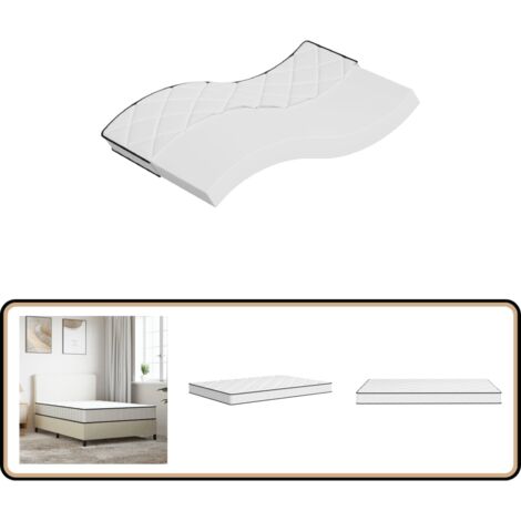 Matelas en mousse moyennement doux 90x200 cm - Matelas Mousse - Matelas Confortable - Matelas Livraison Rapide - Matelas Pas Cher - Lit Single