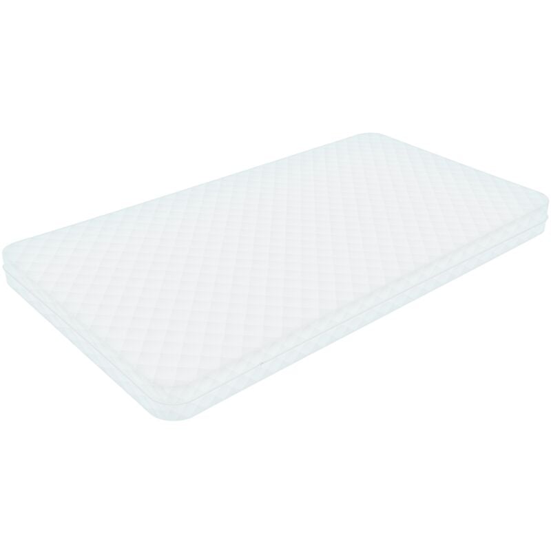 Ml-design - Matelas Enfant 90x200x10 cm, en Mousse à Froid, Certifié Oeko Tex 100, avec Housse Amovible Lavable Fermeture Éclair, Respirant,