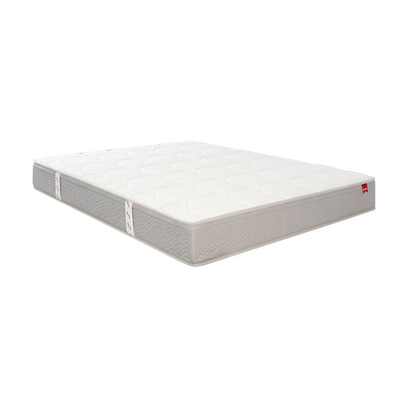 Matelas Epeda destination 120x190 Ressorts et mousse à mémoire de forme - Blanc