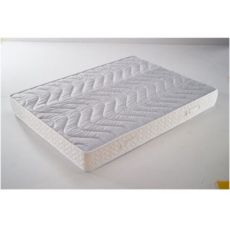 matelas face de contact Mémoire de Forme 65 Kg/m3 120x190 x 20,5 cm Très Ferme - 7 Zones de Confort - Noyau Aertech+ 35 Kg/m3 HR Haute Densité -