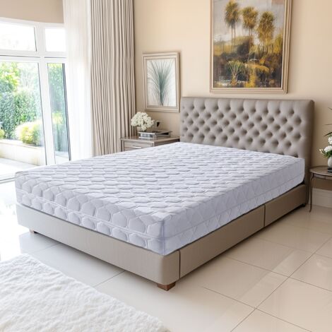 PROVENCE LITERIE Matelas Face Latex 78 Kg/m3 Face Mémoire de forme 62 Kg/m3 90x190 x 21 cm Ferme - Déhoussable Housse Lavable - 7 Zones de Confort