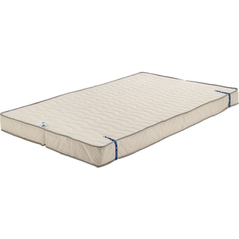 Matelas Ferme Pour Clic Clac + Alèse 140x190 x 25 cm + Oreiller Visco - Dim Assise 70 cm - 5 zones de Confort - Déhoussable Housse Lavable - Noyau
