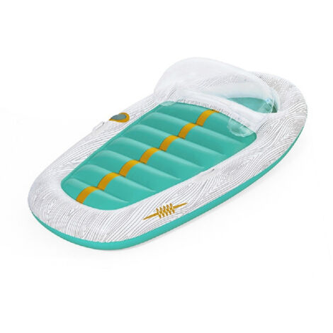 Matelas Flottant 216x117cm Avec Poignées Verre 43650