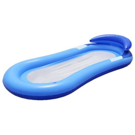 Matelas flottant PVC pour piscine, jouet aquatique gonflable, lit d'eau pour baignade extérieure et détente