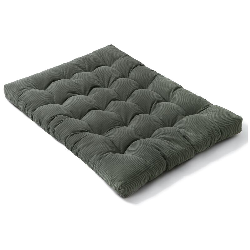 Matelas Futon - 140x190 cm Gris foncé Bananair