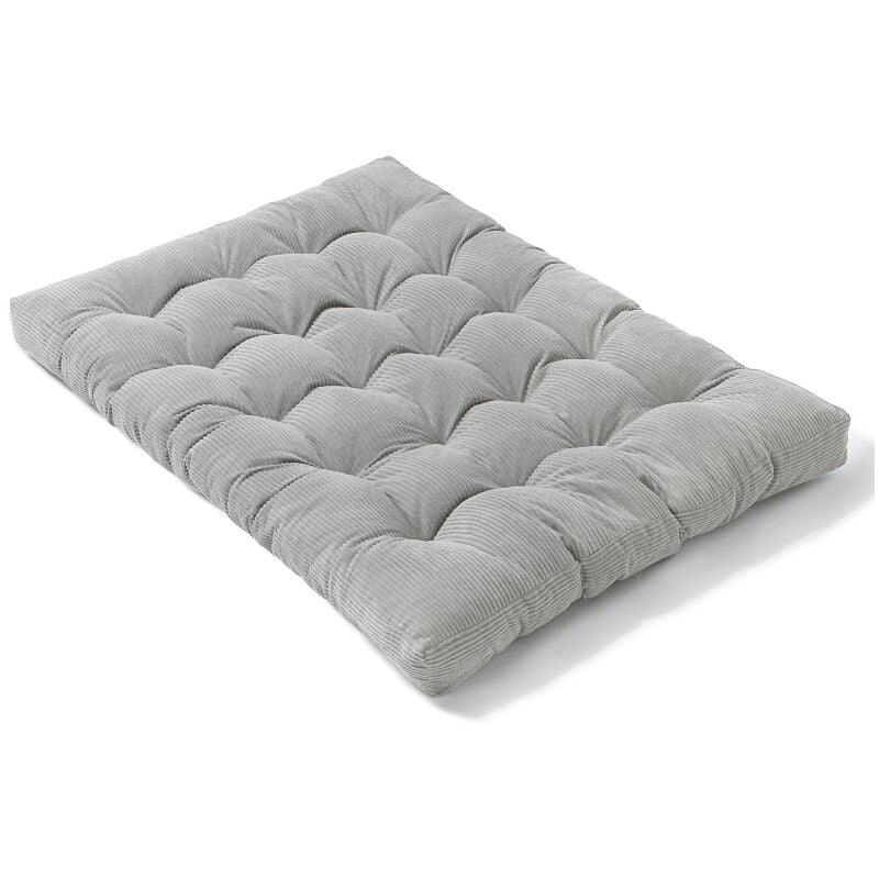 Matelas Futon - 140x190 cm Gris clair Bananair