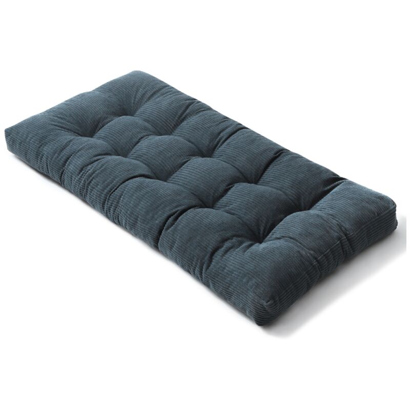 Matelas Futon - 90x190 cm Bleu foncé Bananair