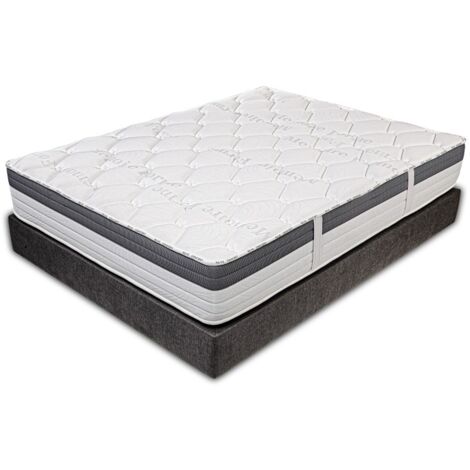 Matelas GoldVisco (26cm), mousse haute densité, indépendance du couchage, ergonomique, haute adaptabilité, face été/hiver, 140x190cm