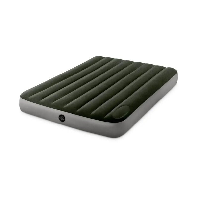Intex - Matelas Gonflable 2 Personnes & Gonfleur 'Airbed' 191cm Vert