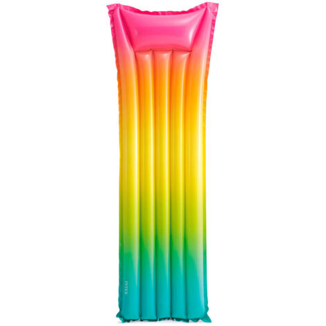 Matelas Gonflable 69x183cm Modèle Arc-En-Ciel. Intex