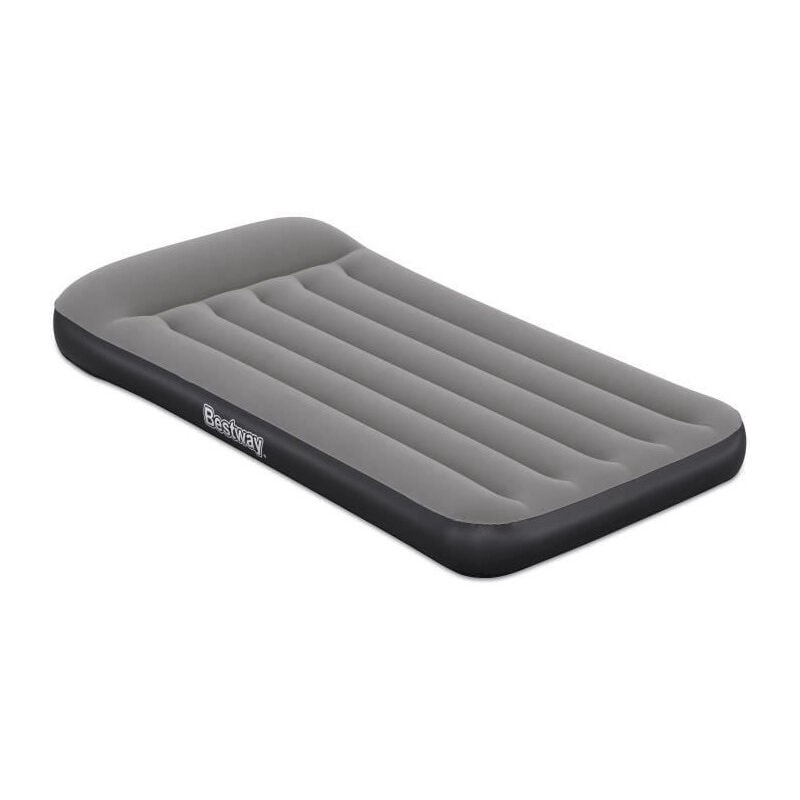Bestway - Matelas gonflable 671BQ - Tritech Twin - 1 personne, pompe usb intégrée, 1,88 m x 99 cm x 30 cm