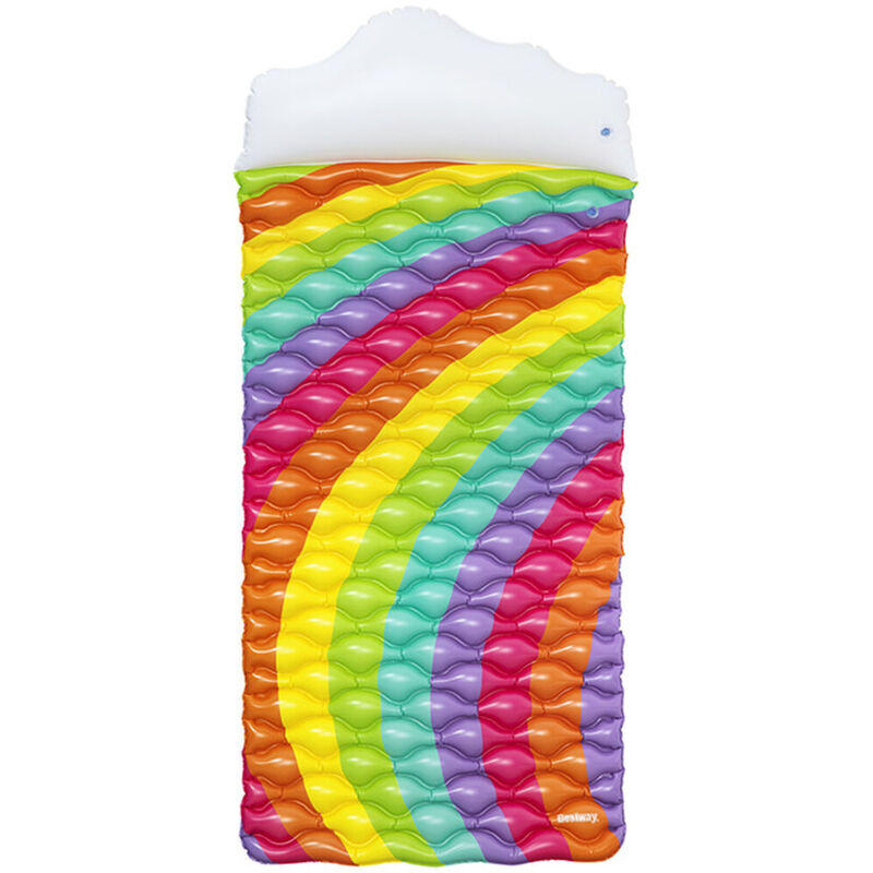 Bestway - Matelas Gonflable Arc-en-ciel 216x80 cm Plage et Piscine 44107