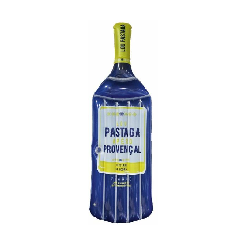 Matelas gonflable bouteille apéritif Lou Pastaga