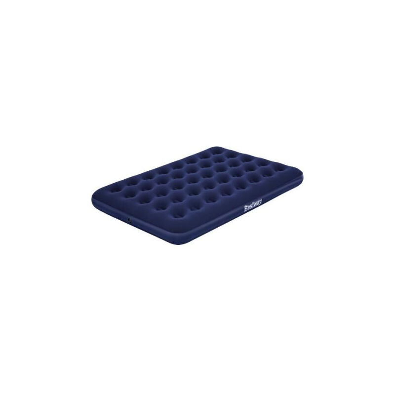 Bestway - Matelas gonflable camping 2 places - 191x137x22 cm avec pompe électrique externe Powertouch