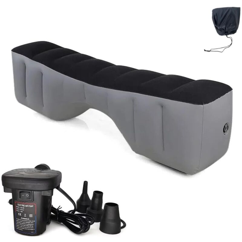 Matelas Gonflable de Voiture SUV Camping avec Pompe à Air Lit Gonflable pour Le siège arrière de Auto