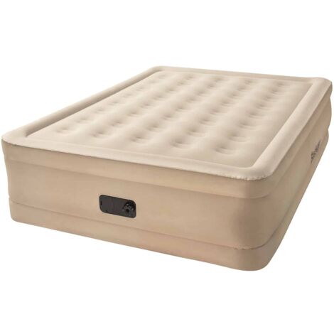 Beige pour lit King Size PVC//Polyester Jilong Relax Matelas Gonflable avec Pompe /électrique int/égr/ée