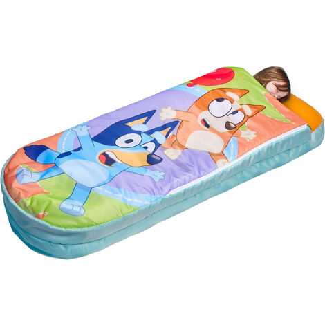 Matelas gonflable enfant 2-en-1 avec couette intégrée – Dimensions 150 x 62 x 20 cm – Sac de transport inclus – Pour camping et nuits chez les amis – Moose Toys