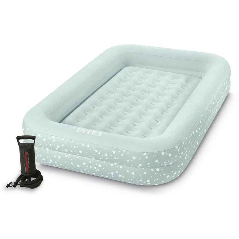 Lit gonflable enfant + gonfleur de voyage INTEX