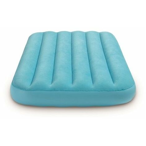 Matelas gonflable floqué pour enfant Intex - 157 - Bleu Clair