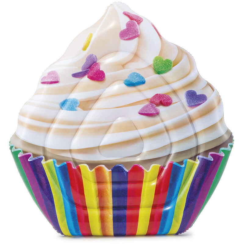 Matelas de piscine Cupcake Intex Multicolore