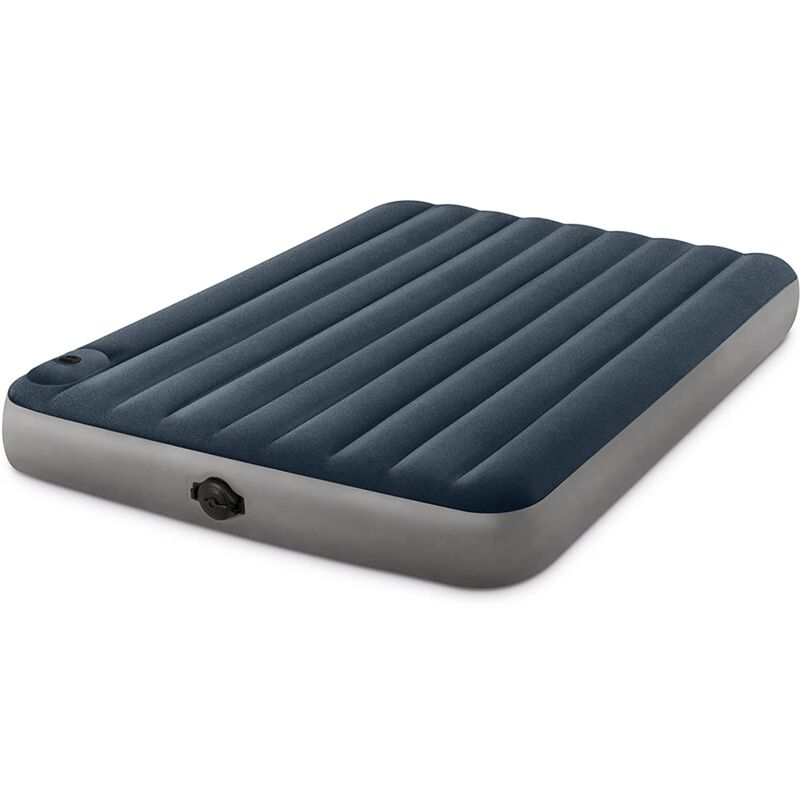 Intex - 64783 DuraBeam Standard Queen Matelas gonflable (l x l x h) 2030 x 1520 x 250 mm bleu foncé