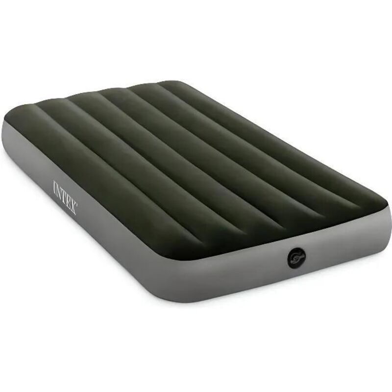 Matelas Intex Downy Prestige + gonfleur à piles - 1 place